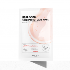 Маска с муцином черной улитки Some By Mi Real Snail Skin Barrier Care Mask